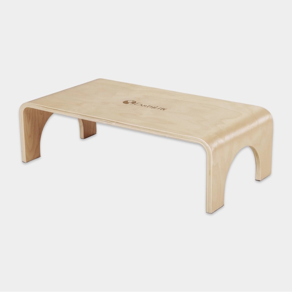 EarthLite Earth Lite Big Birch Maple Wood Massage Therapist Table Bed Step Stool